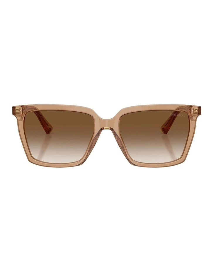 Acetate Sunglasses in Brown image 2
