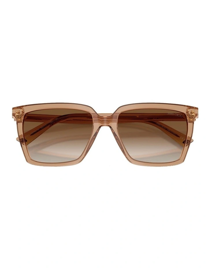 Acetate Sunglasses in Brown image 4