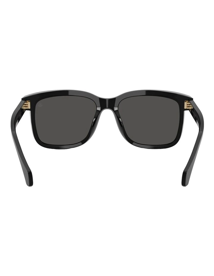 Valaire Acetate Sunglasses in Black image 3