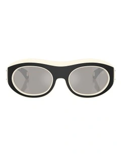 Ramillon Injected Sunglasses in White