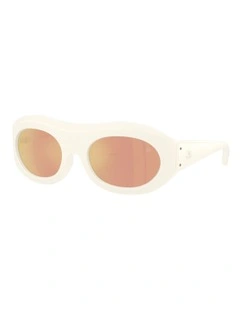Moncler Ramillon Injected Sunglasses in White