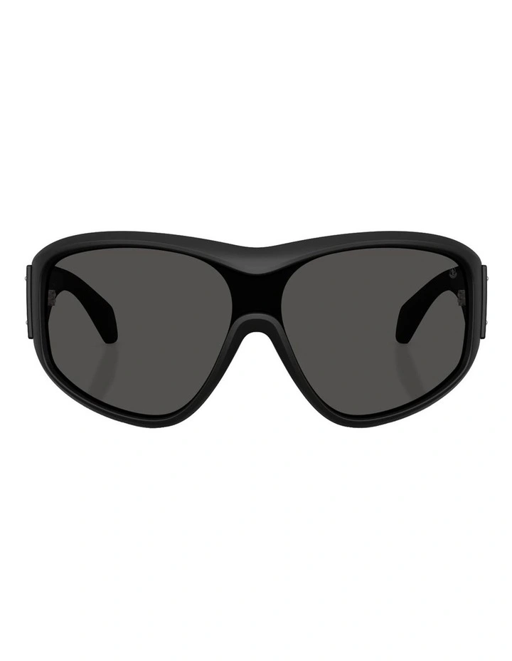 Thyra Injected Sunglasses in Black image 1