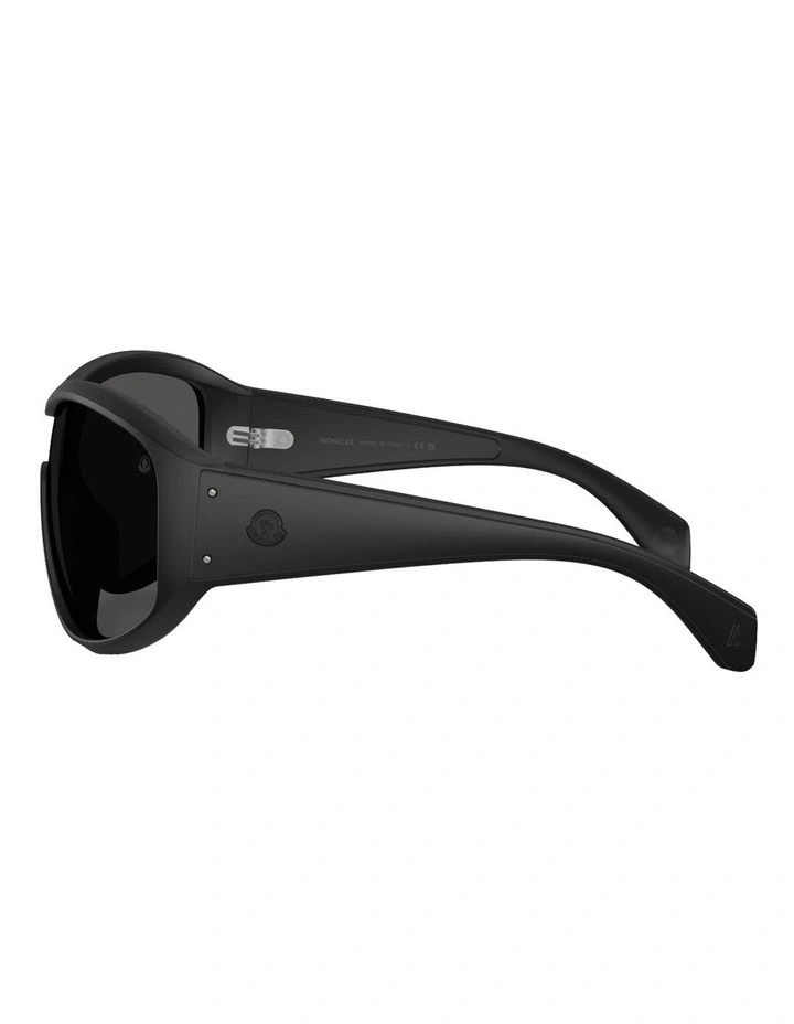 Thyra Injected Sunglasses in Black image 2