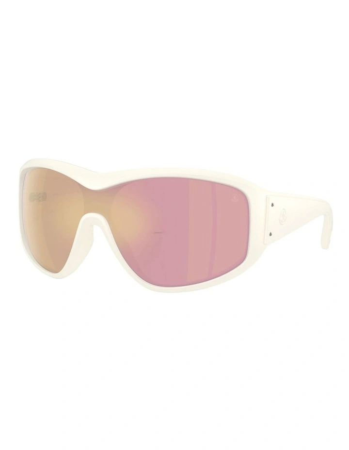 Thyra Injected Sunglasses in White image 1