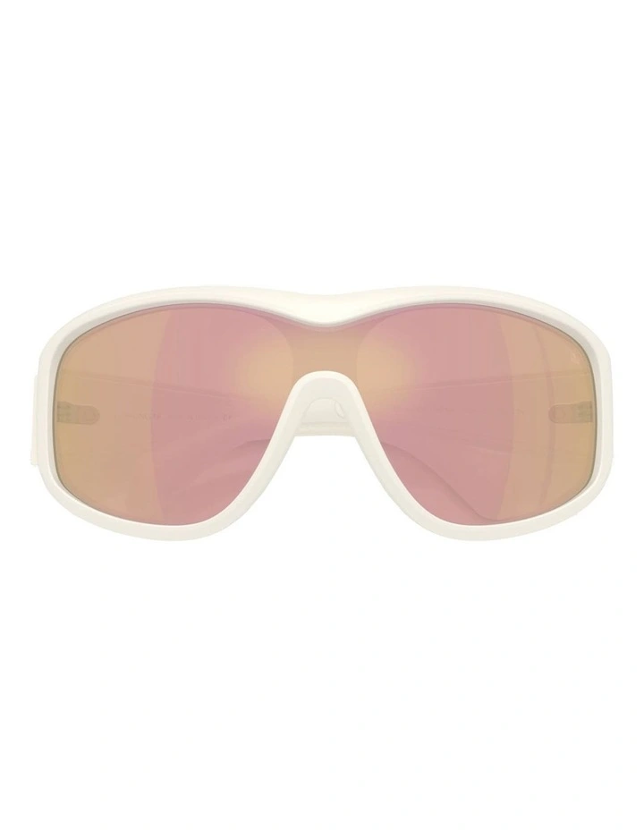 Thyra Injected Sunglasses in White image 4