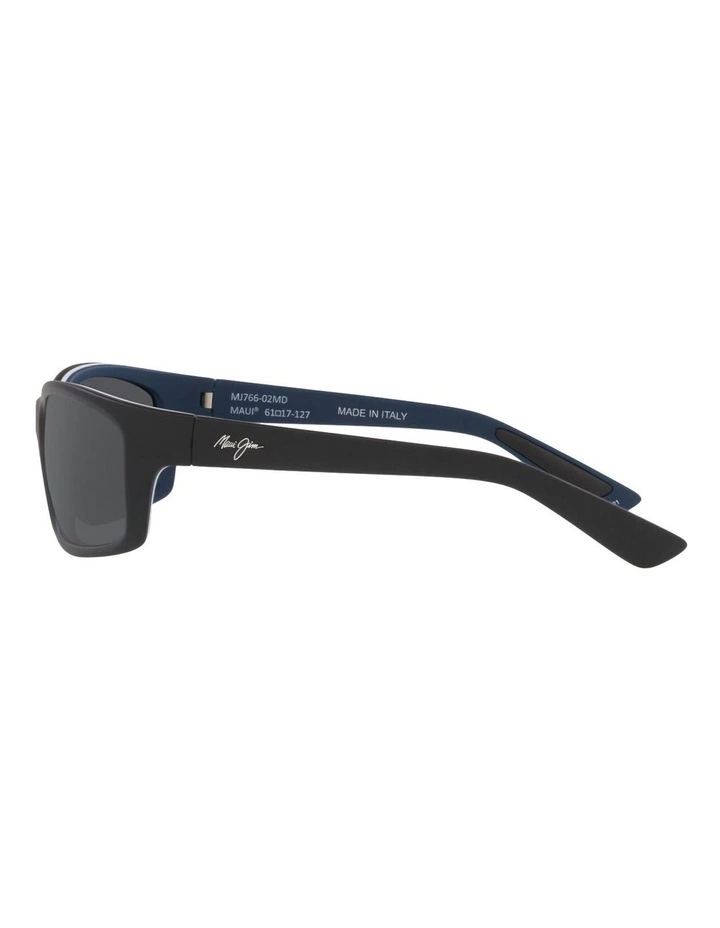 Kanaio Coast Nylon Polarised Sunglasses in Black image 2