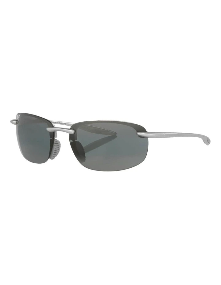 Hookipa Ultra Nylon Polarised Sunglasses in Silver image 1