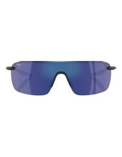 Palulu Nylon Polarised Sunglasses in Black