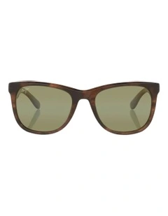 Kikonia Xl Nylon Polarised Sunglasses in Brown