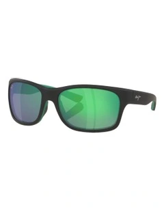 Ano Nui Nylon Polarised Sunglasses in Black