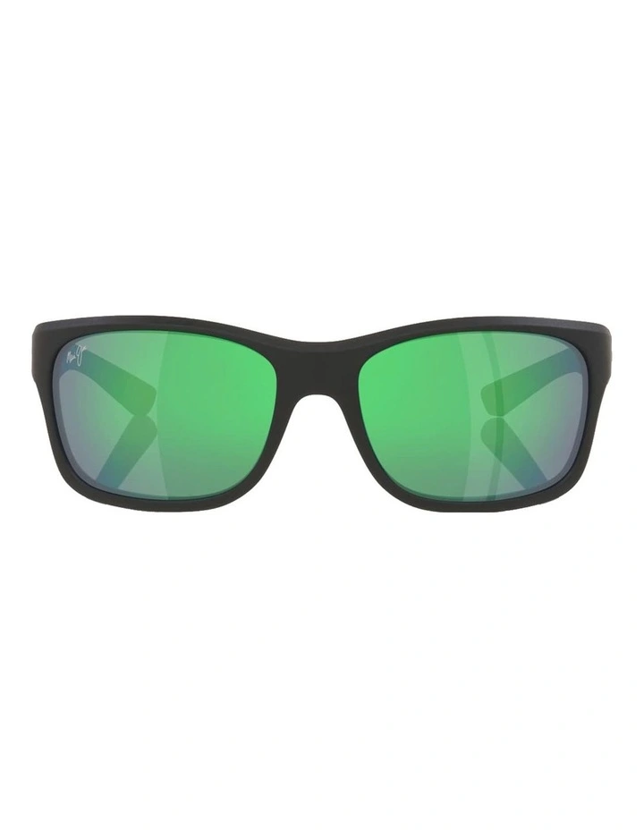 Ano Nui Nylon Polarised Sunglasses in Black image 2