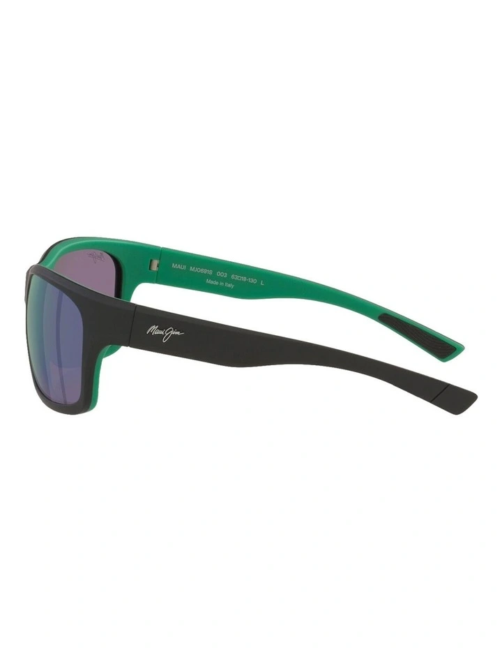 Ano Nui Nylon Polarised Sunglasses in Black image 3