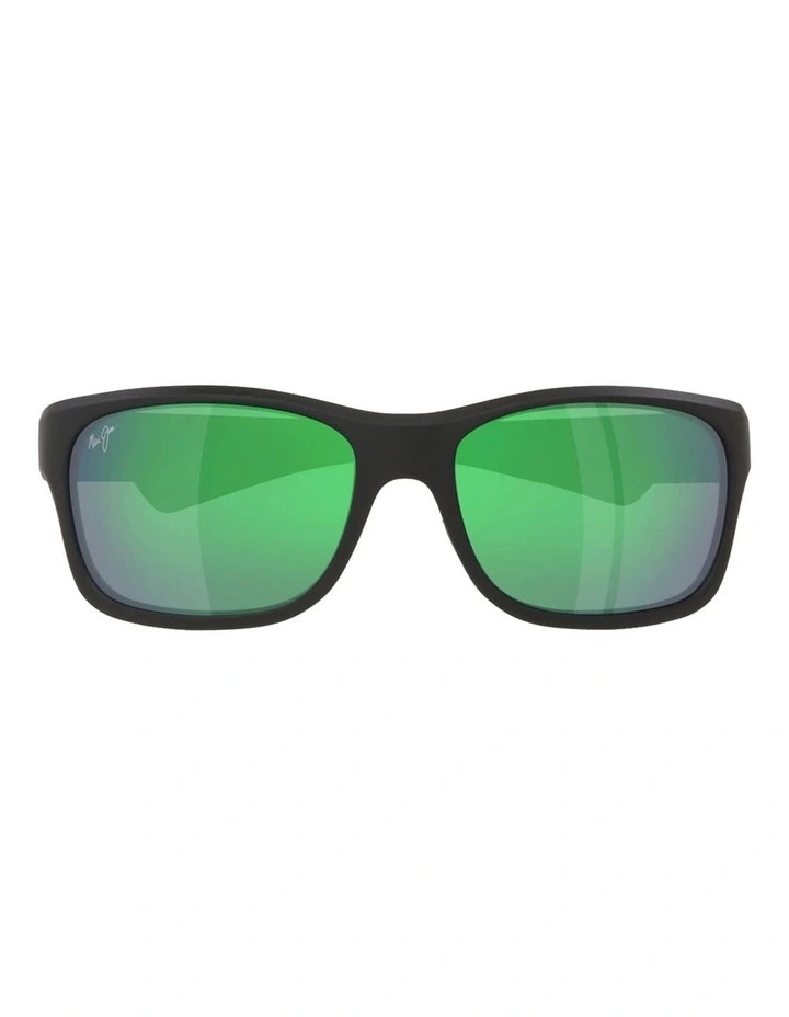 Ano Nui Nylon Polarised Sunglasses in Black image 4