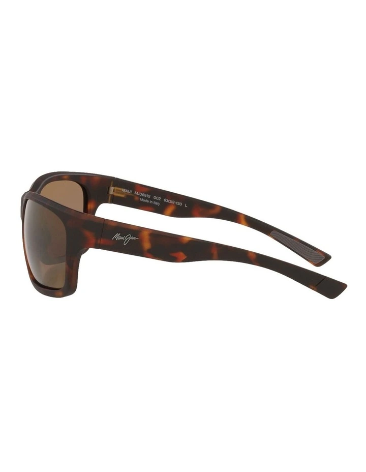 Ano Nui Nylon Polarised Sunglasses in Tortoise image 3