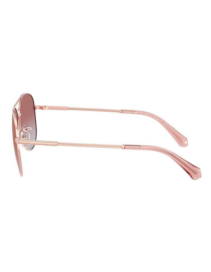 Perledo Metal Sunglasses in Pink image 3