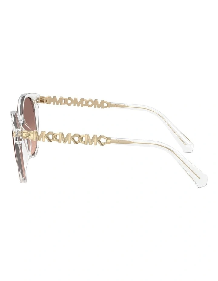 Pienza Injected Sunglasses in Clear image 3