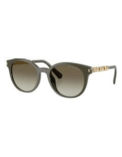 Pienza Injected Sunglasses in Green