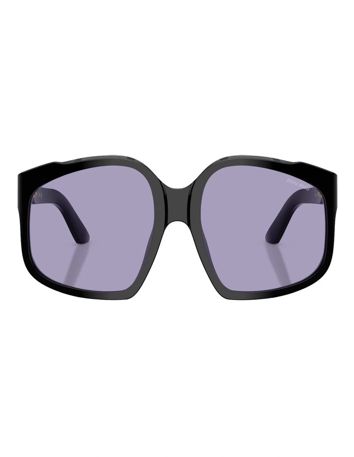 Acetate Sunglasses in Black image 2