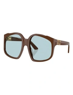 Acetate Sunglasses MU A07S in Brown
