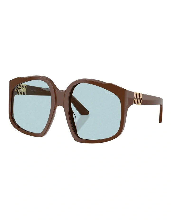Acetate Sunglasses MU A07S in Brown image 1