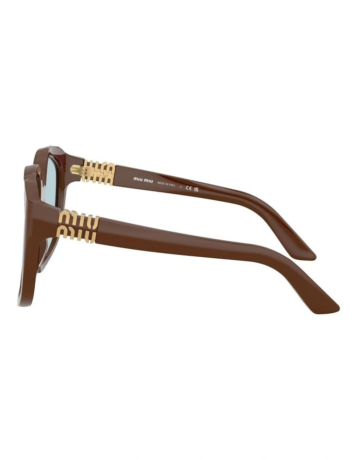 Acetate Sunglasses MU A07S in Brown image 3