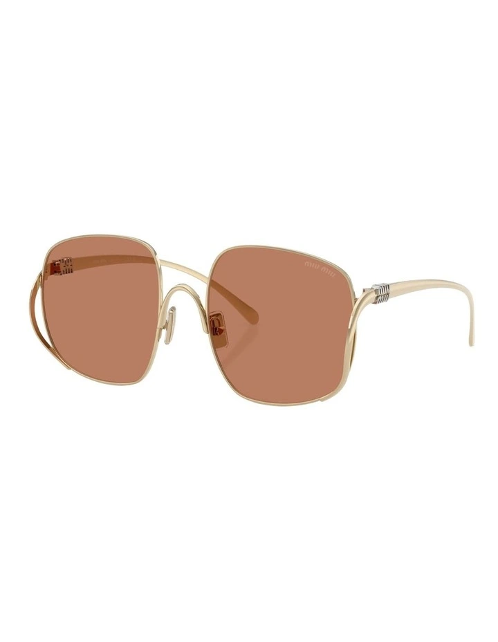 Metal Sunglasses in Gold image 1