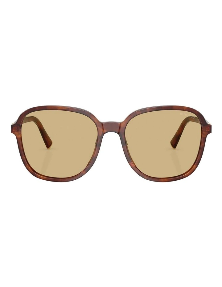 Acetate Sunglasses in Brown image 2
