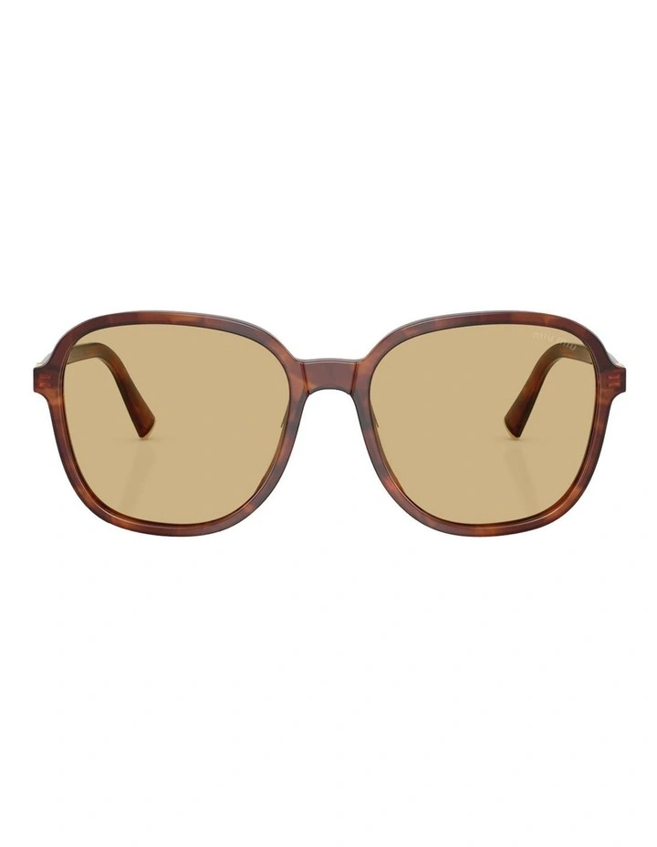 Acetate Sunglasses in Brown image 2