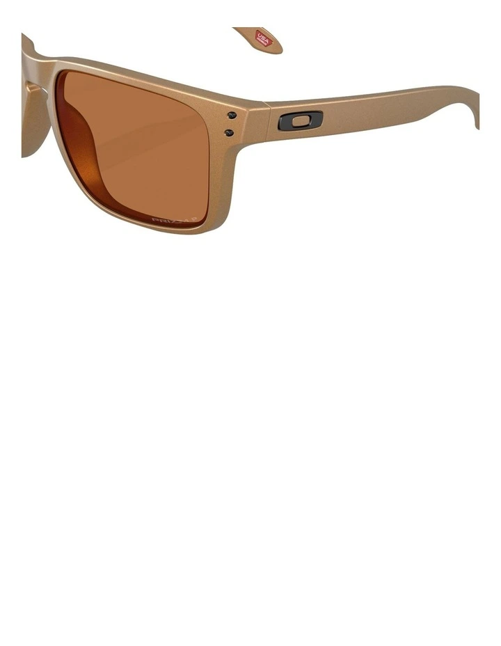 Holbrook XL Alloy Collection O_matter Polarised Sunglasses in Brown image 7