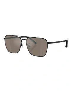 R-15 Metal Sunglasses in Black