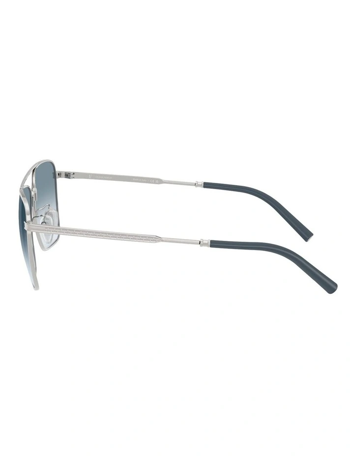 R-15 Metal Sunglasses in Silver image 3