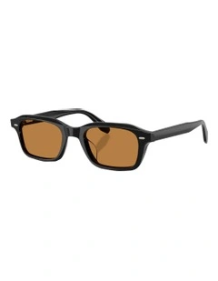Acetate Sunglasses in Black