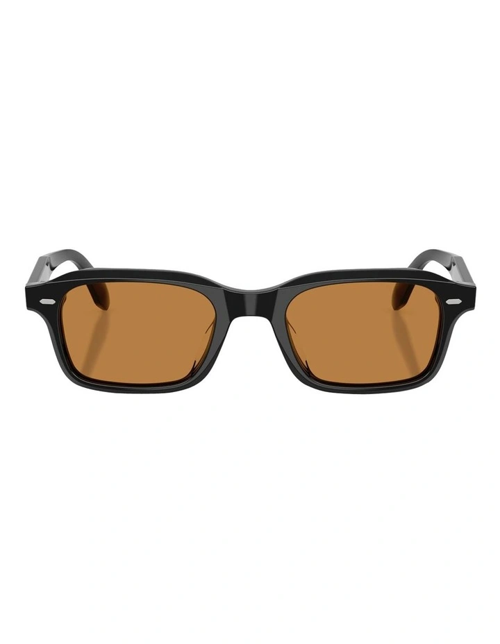 Acetate Sunglasses in Black image 2