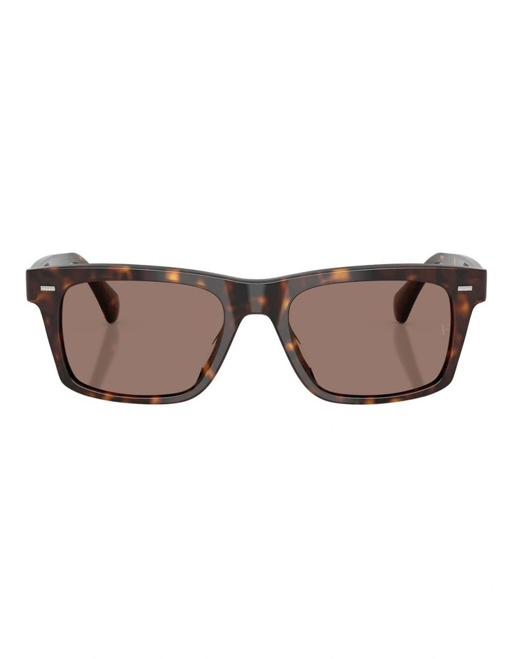 R-16 Acetate Sunglasses in Tortoise image 2