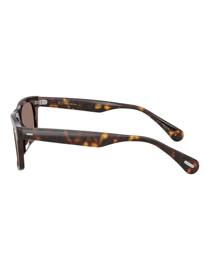 R-16 Acetate Sunglasses in Tortoise image 3