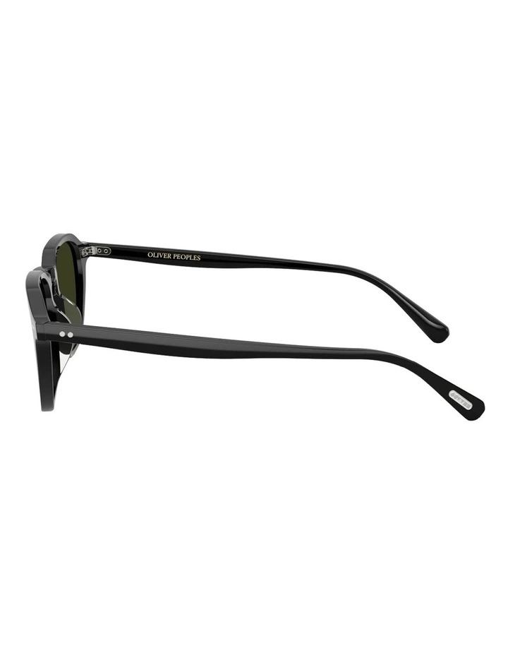 Emryn Acetate Polarised Sunglasses in Black image 2