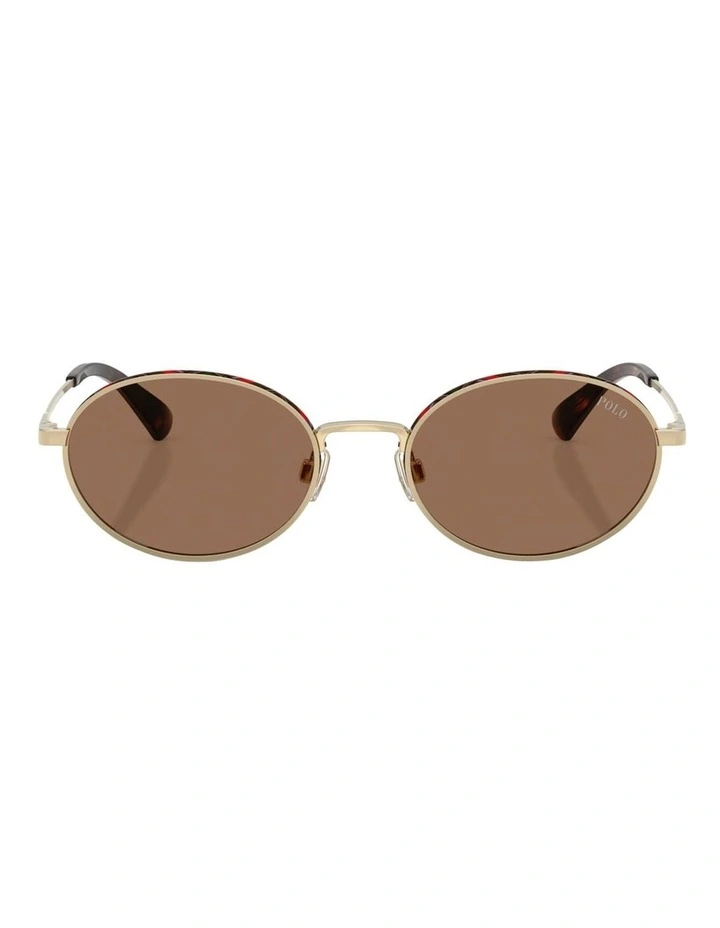 Metal Sunglasses in Gold image 2