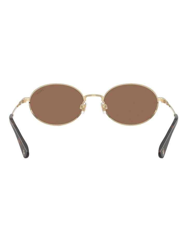 Metal Sunglasses in Gold image 4