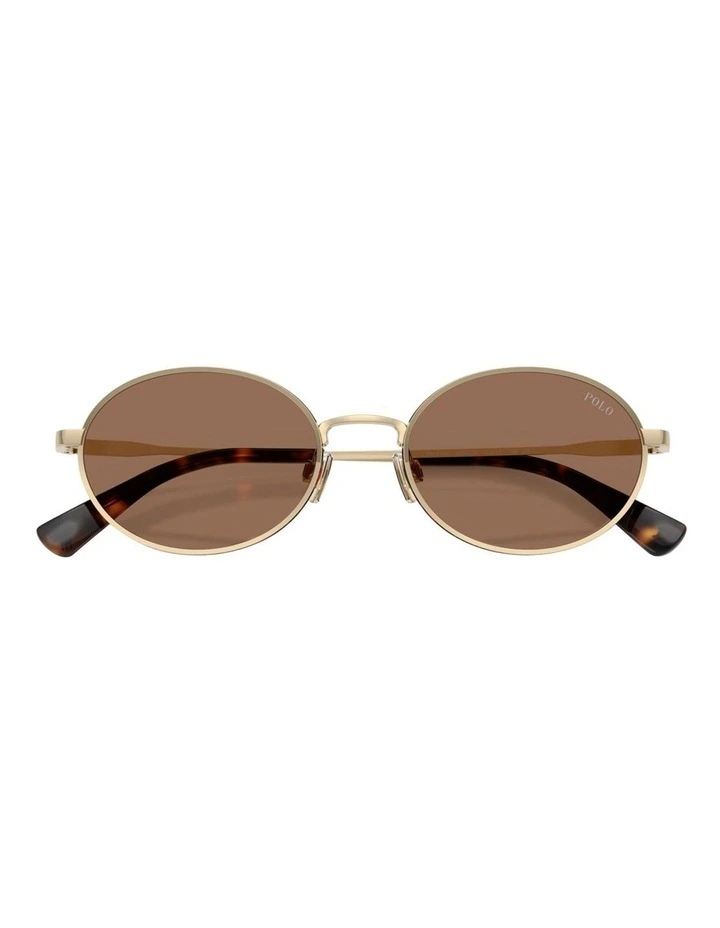 Metal Sunglasses in Gold image 5