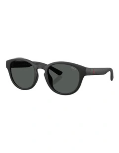 Injected Sunglasses in Black