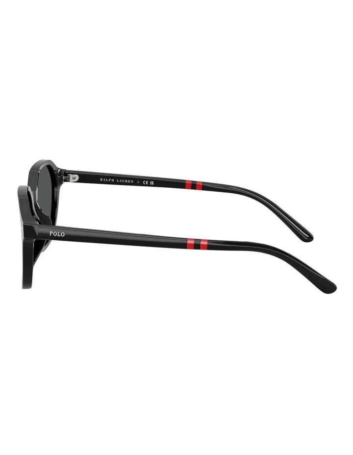 Acetate Sunglasses in Black image 3