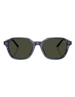 Acetate Sunglasses in Blue