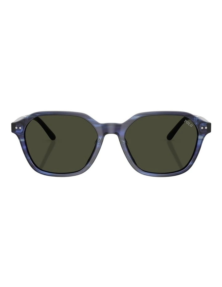 Acetate Sunglasses in Blue image 2