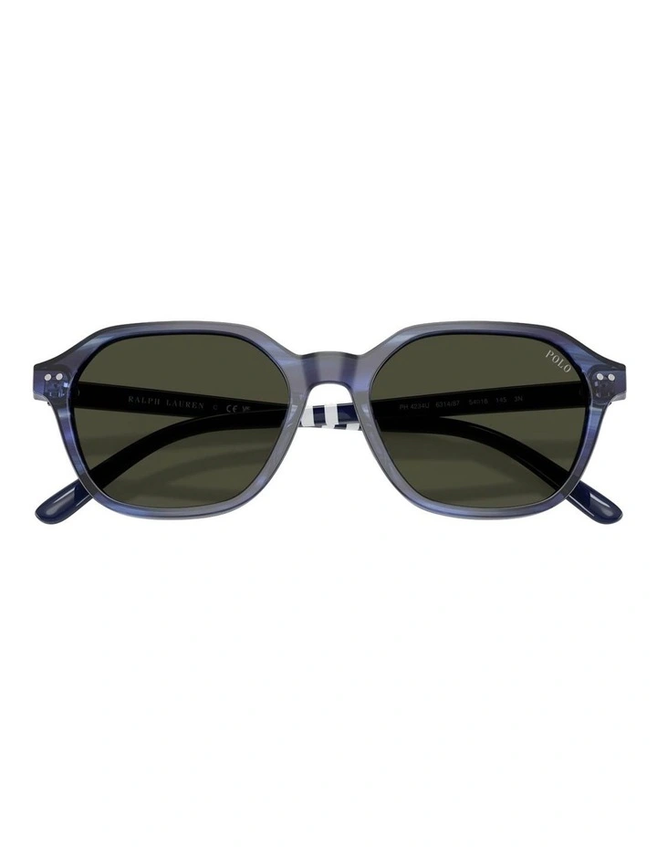Acetate Sunglasses in Blue image 5