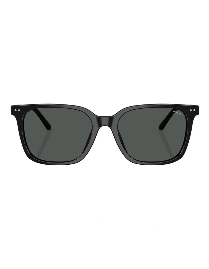 Acetate Sunglasses in Black image 1