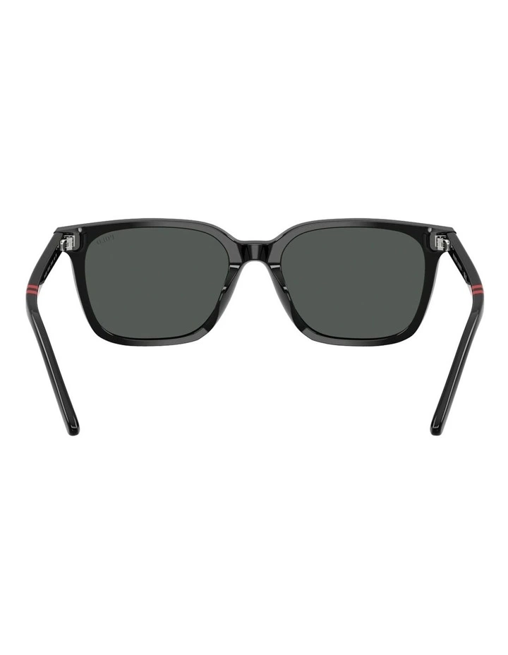 Acetate Sunglasses in Black image 4