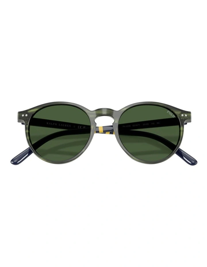 Acetate Sunglasses in Green image 5