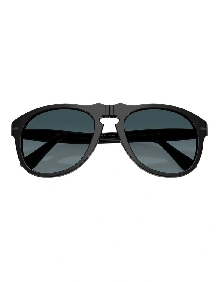 Acetate Polarised PO0649NE Sunglasses in Black image 4