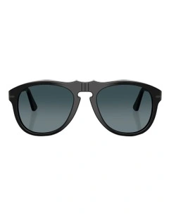 Acetate Polarised PO0649NE Sunglasses in Black