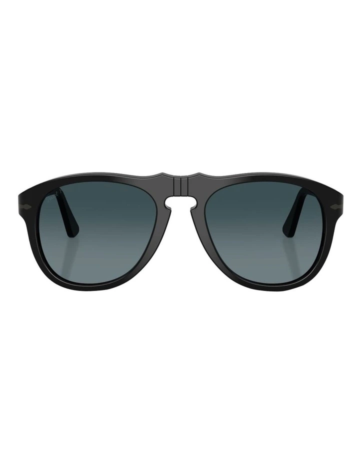 Acetate Polarised PO0649NE Sunglasses in Black image 1